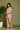 Beige Cotton Hand Painted Co-ord Set For Women
