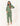 Green Cotton Solid Embroidered Co-Ord Set