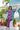 Vibrant Purple Floral Embroidered Tunic and Trouser Set
