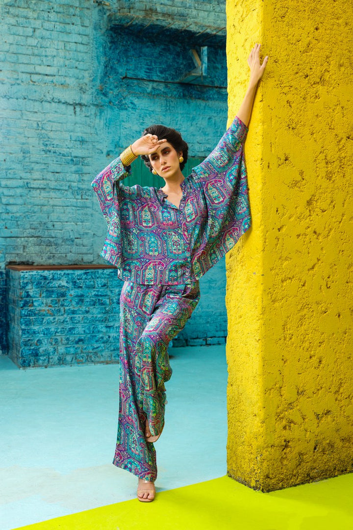 Women Multi Colour Motif Printed Rhapsody Co-ord Set
