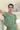 Olive Green Cotton Convertible Neckline , Crop Top for Women