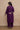 Purple Embroidery Cotton Collar Neck Kurta with Straight Pant Set for Women