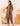 Brown Pin Tuck Detailing Round Neck Kurta set for Women
