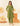 Green Pin Tuck Detailing Round Neck Kurta set for Women