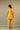 Mustard Patch Embriodery Round Neck Top with Pant Coord Set for Women