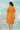 Custard Mustard Floral Collar A-Line Rayon Cotton Dress