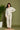 White Cotton Embroidered Co-ord Set for Women
