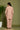 Beige Cotton Hand Painted Co-ord Set For Women