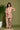 Beige Cotton Hand Painted Co-ord Set For Women