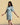WOMEN'S BLUE COTTON HANDBLOCK PAINTED PLAY SUIT
