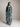 Blue Printed Cotton Kurta set with duptta for Women