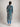 Blue Printed Cotton Kurta set with duptta for Women