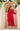 RED ROMAN SILK CO-ORD SET WITH MINIMALISTIC EMBROIDERY AND FLARED SLEEVES