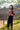 Black Hand Painted Semi Formal Co-ord set for Women