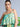 GREEN & YELLOW MULITCOLOUR COTTON ABSTRACT LAYERED SLEEVELESS JUMPSUIT