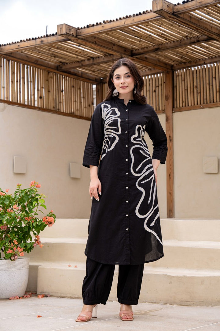 Pure Cotton Festive Kurta and Trouser Set