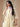 Plus Size Cream Kurta Set With Stole