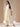 Plus Size Cream Kurta Set With Stole