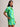 WOMEN GREEN LIME COTTON ABSTRACT SHORTS & SHIRT CO-ORD SET