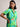 WOMEN GREEN LIME COTTON ABSTRACT SHORTS & SHIRT CO-ORD SET